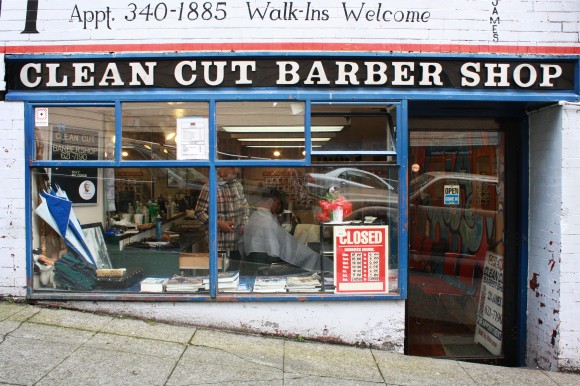 A cool barber shop I came across in Seattle, Washington. 